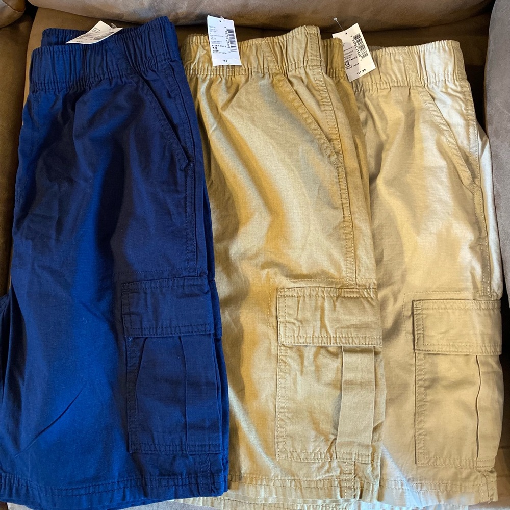 NWT 3 Pack Boys Children’s Place Cargo Shorts